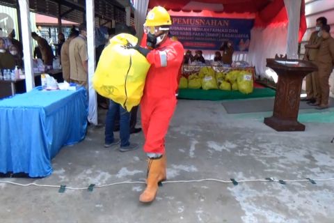 RSUD Langsa musnahkan 4,28 ton obat kadaluarsa