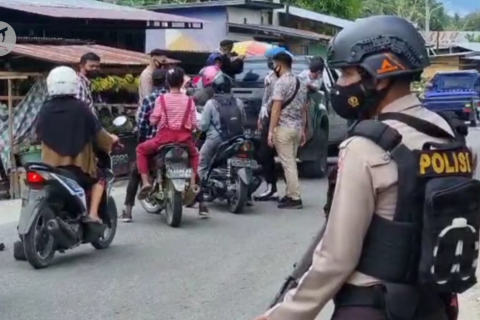 Batasi ruang gerak DPO, Polres Sigi gelar razia
