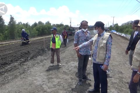 BPJN Kalsel tegur kontraktor jalan Liang Anggang - Bati Bati