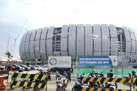 Jakpro, uji coba lampu dan suara JIS hadapi konser tahun depan