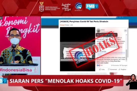 Marak hoaks COVID-19,  masyarakat diimbau cerdas memilih informasi