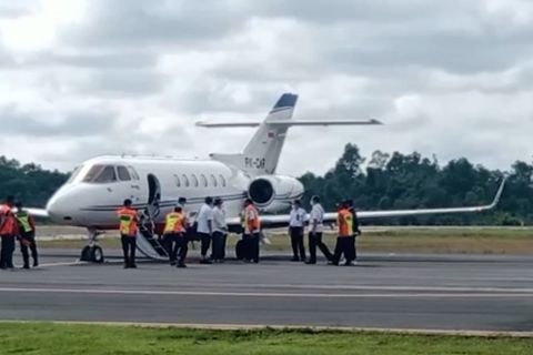 Persiapan Bandara Tebelian jelang diresmikan Presiden