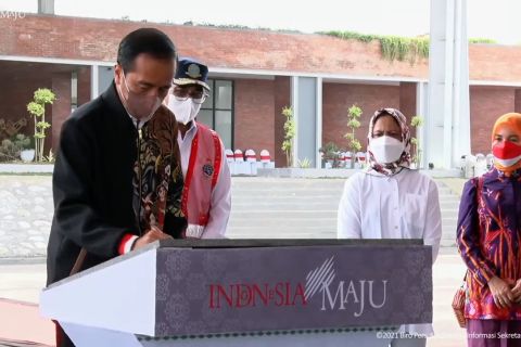Resmikan Bandara Ngloram Blora, ini harapan Presiden Jokowi