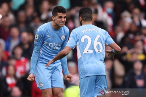Liga Inggris: Manchester City kalahkan  Arsenal 2-1