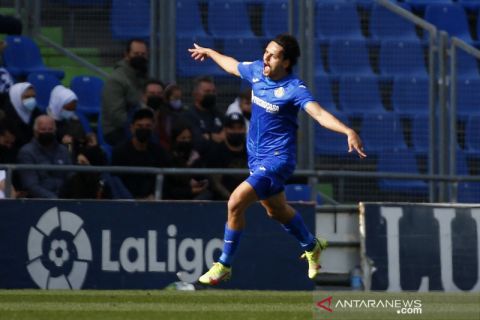 Liga Spanyol: Getafe permalukan Madrid 1-0