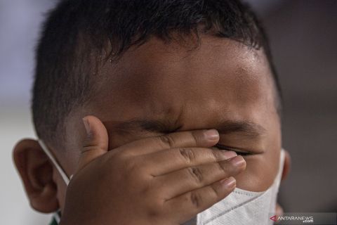 Vaksinasi Siswa 6-11 Tahun di SD Negeri 2 Palembang