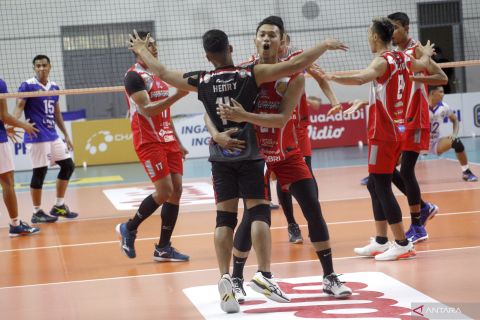 Proliga 2022: Surabaya Bhayangkara Samator menang 3-2 dari Bogor Lavani