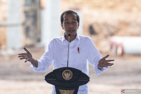 Groundbreaking Proyek Hilirisasi Batu Bara Menjadi DME oleh Presiden Joko Widodo