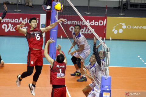 Proliga: Palembang Bank Sumsel Babel menang 3-2 atas Bogor Lavani