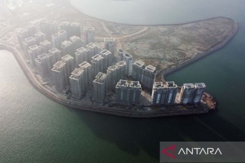 Pulau buatan Bunga Laut yang dikembangkan Evergrande Group di Hainan China akan dibongkar