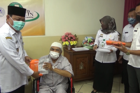 Gubernur Kalsel lepas dua pasien operasi jantung di RSUD Ulin