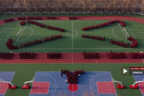 Ketika siswa di Linxia hadirkan gim video ke dunia nyata