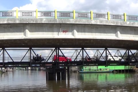 Pembangunan Jembatan HKSN Banjarmasin selesai awal Maret 2022