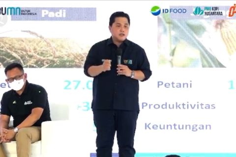 Erick Thohir lepas ekspor perdana Kopi Nusantara 2022