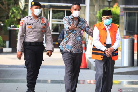 Pemeriksaan Tjik Melan Mantan Anggota DPRD Muara Enim