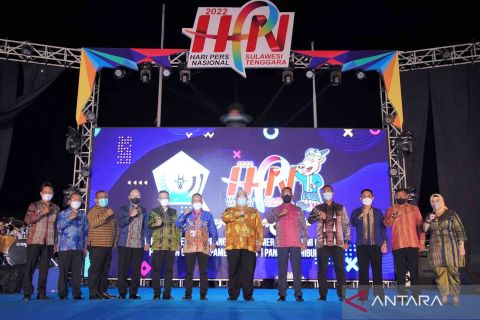 Pembukaan peringatan Hari Pers Nasional 2022 di Kendari