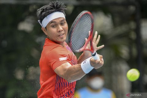 Rifky Fitriadi juara tunggal putra Mandiri Tennis Open 2022
