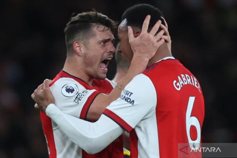 Liga Inggris: Arsenal kalahkan Wolverhampton Wanderers 2-1