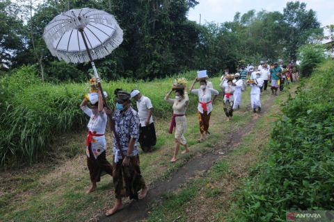 Upacara Mendak Tirta menyambut Hari Raya Nyepi