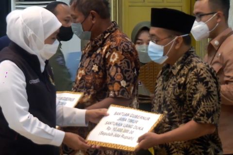 Gubernur Jatim beri santunan ke ahli waris korban ritual maut Jember