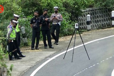 Korlantas Polri gelar olah TKP kecelakaan bus maut di Bantul