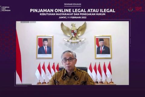 OJK salurkan Rp295,85 triliun pinjol sepanjang 2021