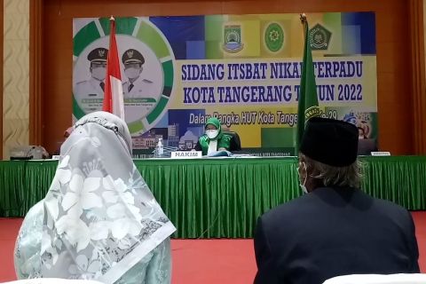 Pemkot Tangerang gelar Sidang Itsbat Nikah Terpadu ke 100 pasangan