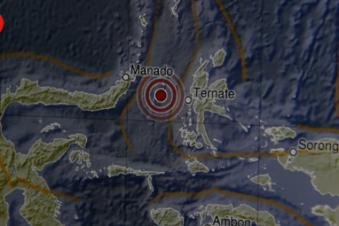Gempa bumi berkekuatan Magnitudo 5,7 guncang Ternate