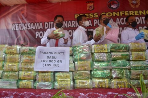 Penyelundupan narkotika di Selat Malaka digagalkan