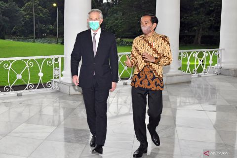 Presiden terima kunjungan mantan PM Inggris Tony Blair