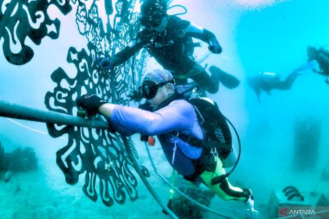 Coral reef conservation at Bangsring Beach