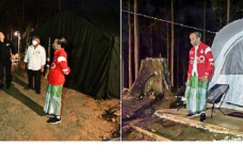 Presiden bermalam di Titik Nol IKN Nusantara