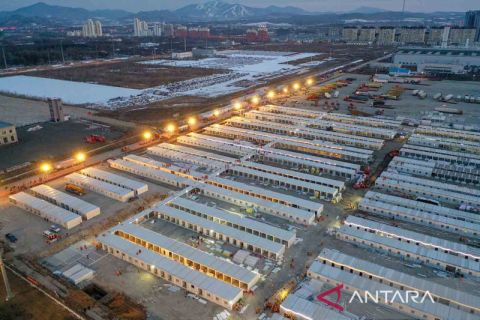 Fasilitas karantina sementara untuk penanganan COVID-19 di Kota Jilin
