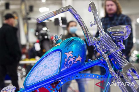 Serunya pameran modifikasi sepeda motor di Kanada