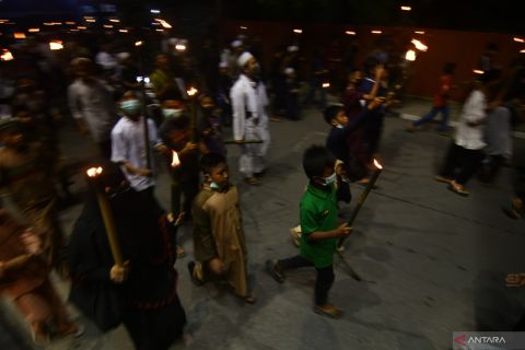 Pawai Obor Sambut Ramadan