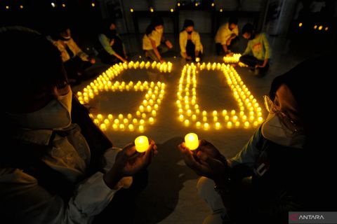 Peringatan Earth Hour 2022 di Jambi