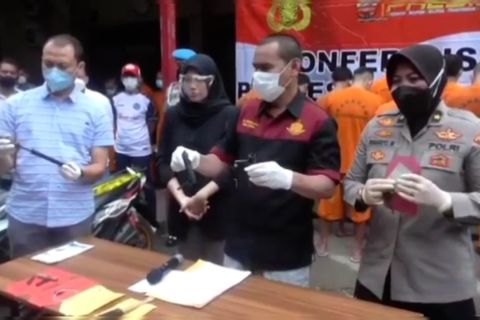Polrestabes Bandung ringkus puluhan bandit jalanan dan pelaku curanmor
