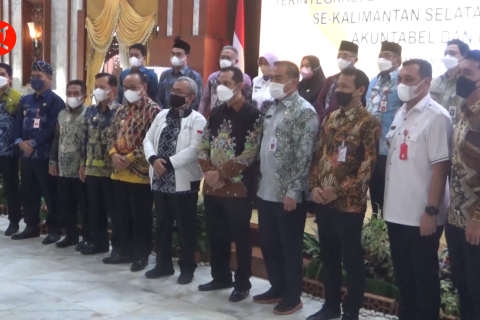 Dua kabupaten di Kalsel berpredikat merah dalam tata pemerintahan