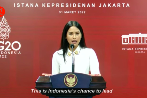 Maudy Ayunda ditunjuk jadi jubir RI untuk Presidensi G20