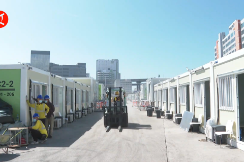 Mengintip suasana fasilitas isolasi masyarakat di Hong Kong