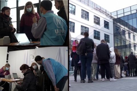 Pengungsi membludak di Polandia, UNHCR kucurkan uang tunai