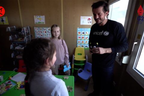 Kepiluan Orlando Bloom saksikan pelarian pengungsi Ukraina