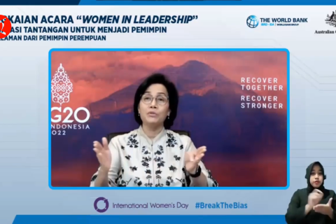 Sri Mulyani nilai negara harus hadir atasi diskriminasi gender