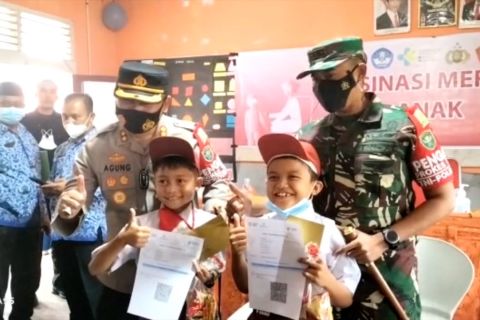 Korem 011 LiLawangsa gencarkan vaksinasi anak