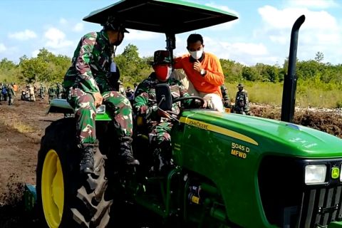 Korem 102 ekstensifikasi lahan gambut jadi produktif