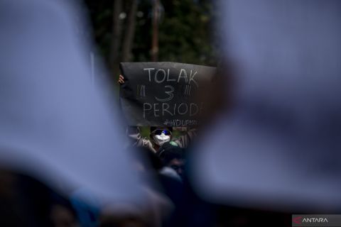 Unjuk Rasa Tolak Perpanjangan Masa Jabatan Presiden