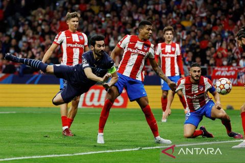 Menang agregat gol lawan Atletico Madrid, Manchester City melaju ke semifinal Liga Champions