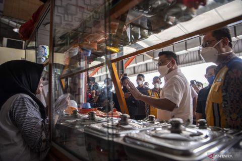 KSP Moeldoko Tinjau Arus Mudik Tol Bakauheni-Palembang
