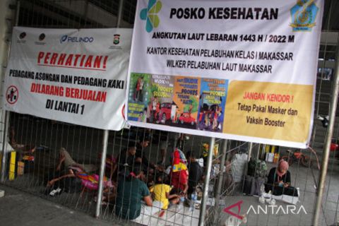 Arus mudik di Pelabuhan Makassar