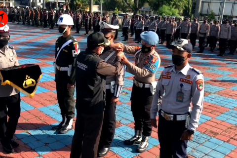 Apel gelar pasukan mudik lebaran siapkan tim vaksinasi